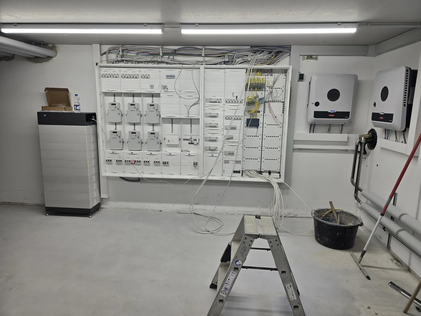 Modernisierte Zähleranlage