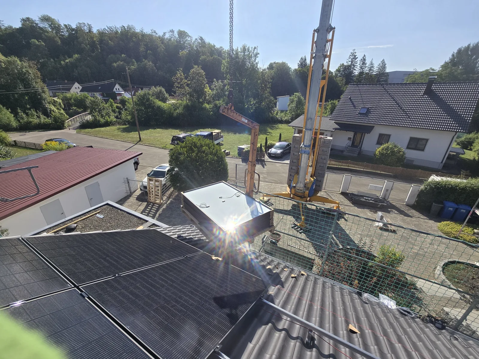 Elektrotechnische Installation aus einem realen Projekt